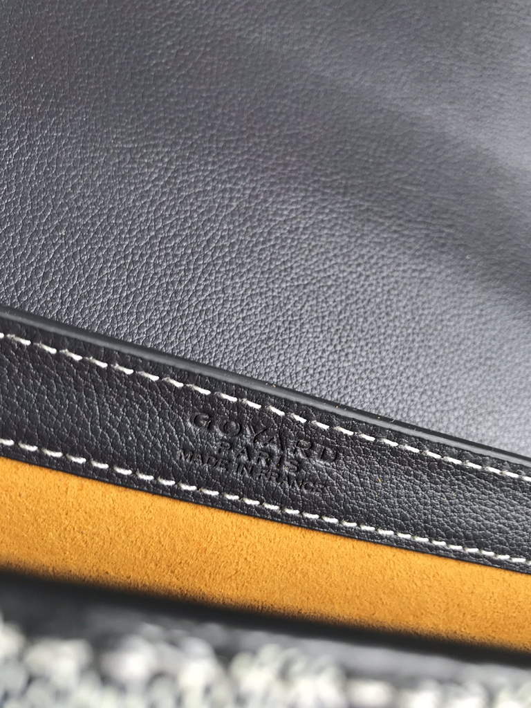Goyard 233 Strap Bag, GY020213 Goyardine Canvas Gray