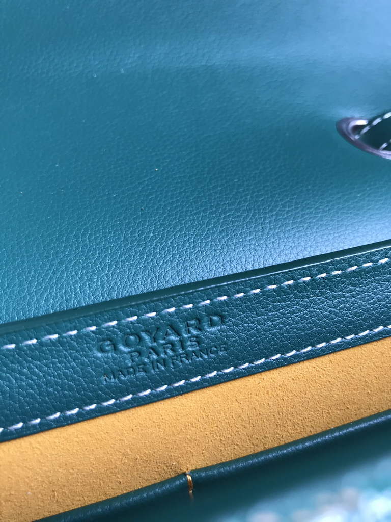 Goyard 233 Strap Bag, GY020213 Goyardine Canvas Green