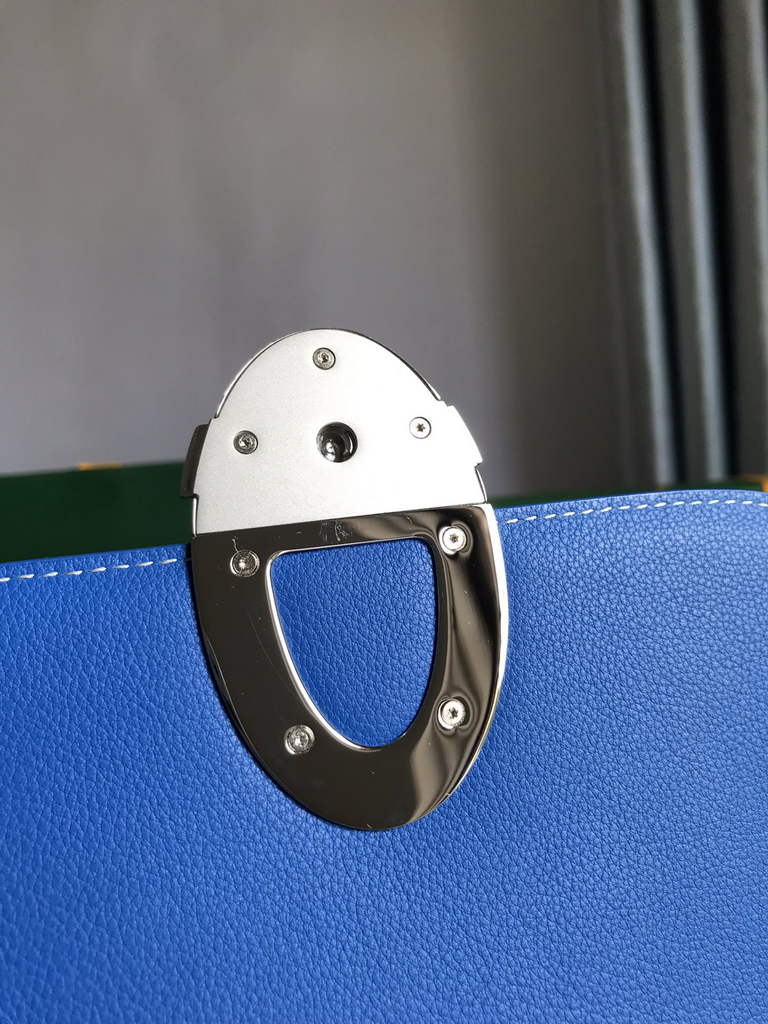 Goyard 233 Strap Bag, GY020213 Goyardine Canvas Blue