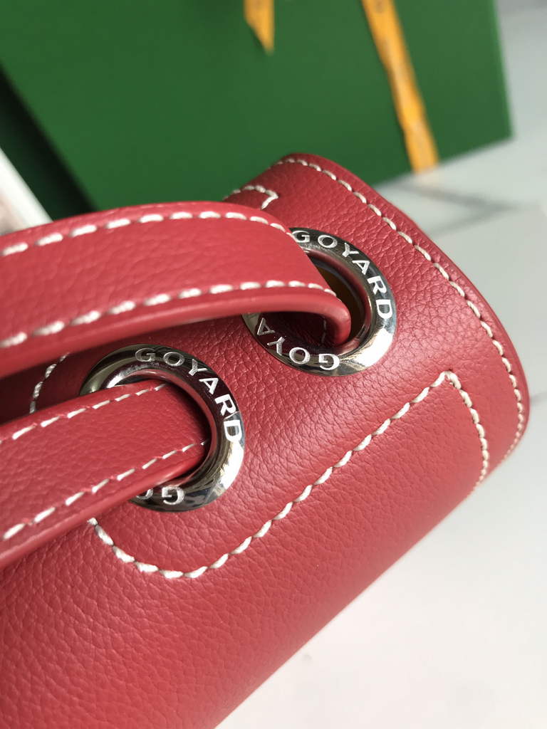 Goyard 233 Strap Bag, GY020213 Goyardine Canvas Red