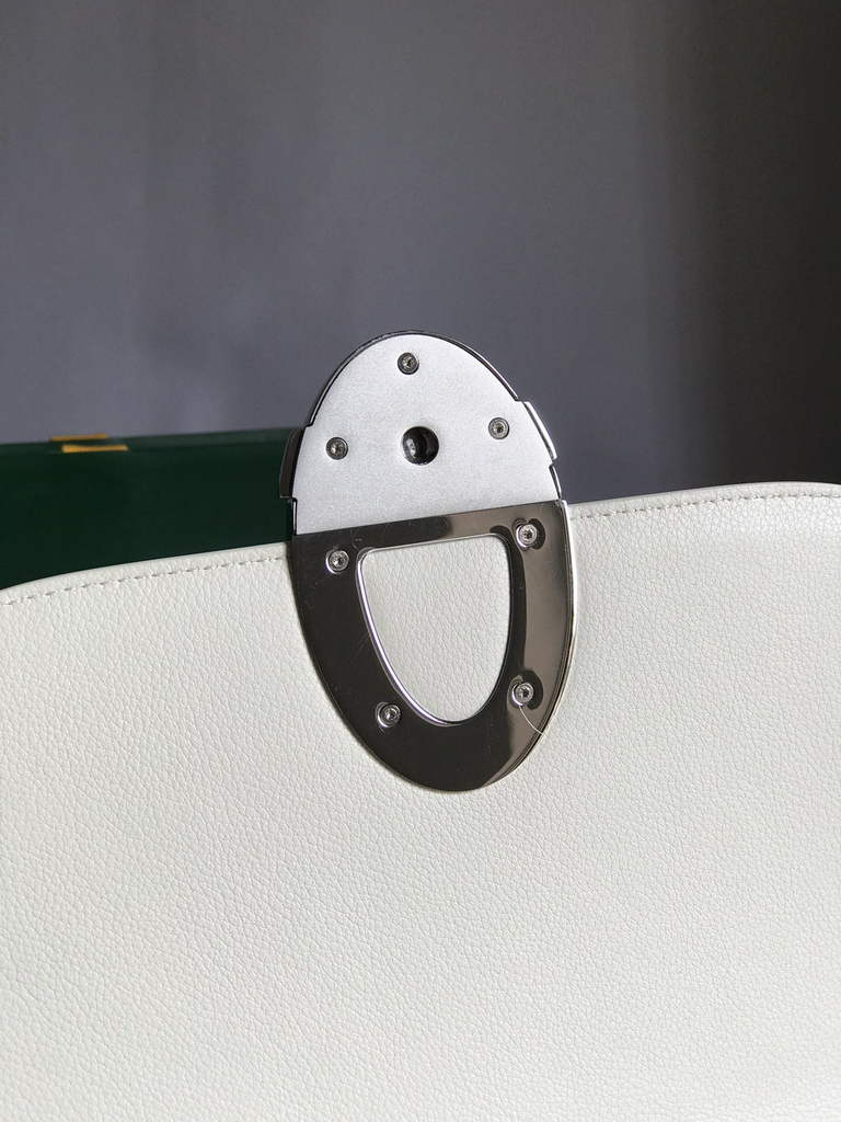 Goyard 233 Strap Bag, GY020213 Goyardine Canvas White