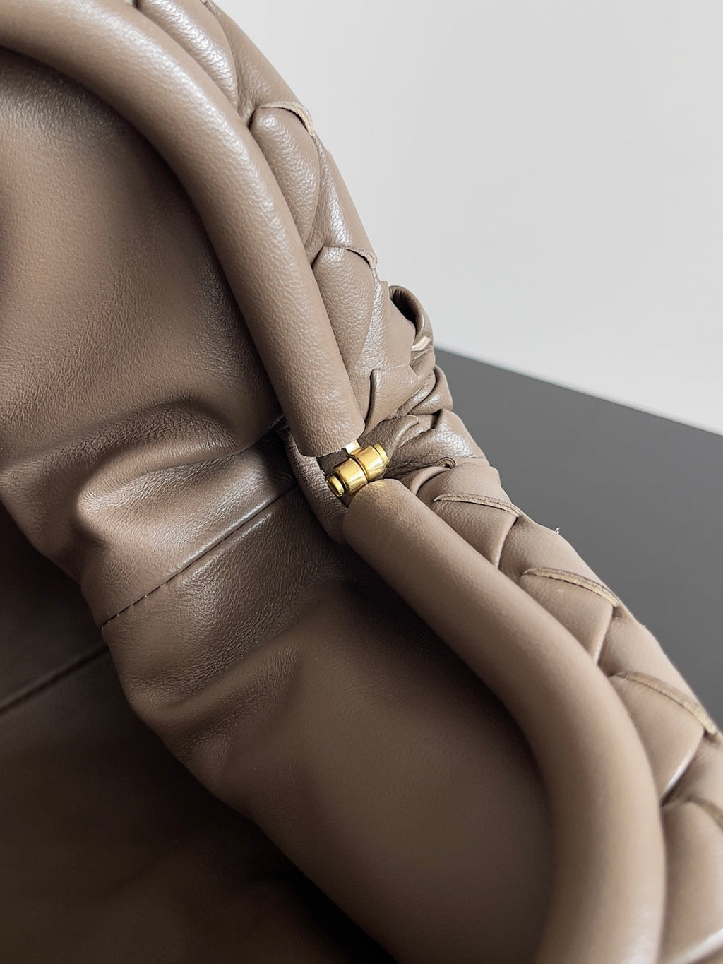 Bottega Veneta Teen Lauren 1980 With Chain 785807 Lambskin Khaki