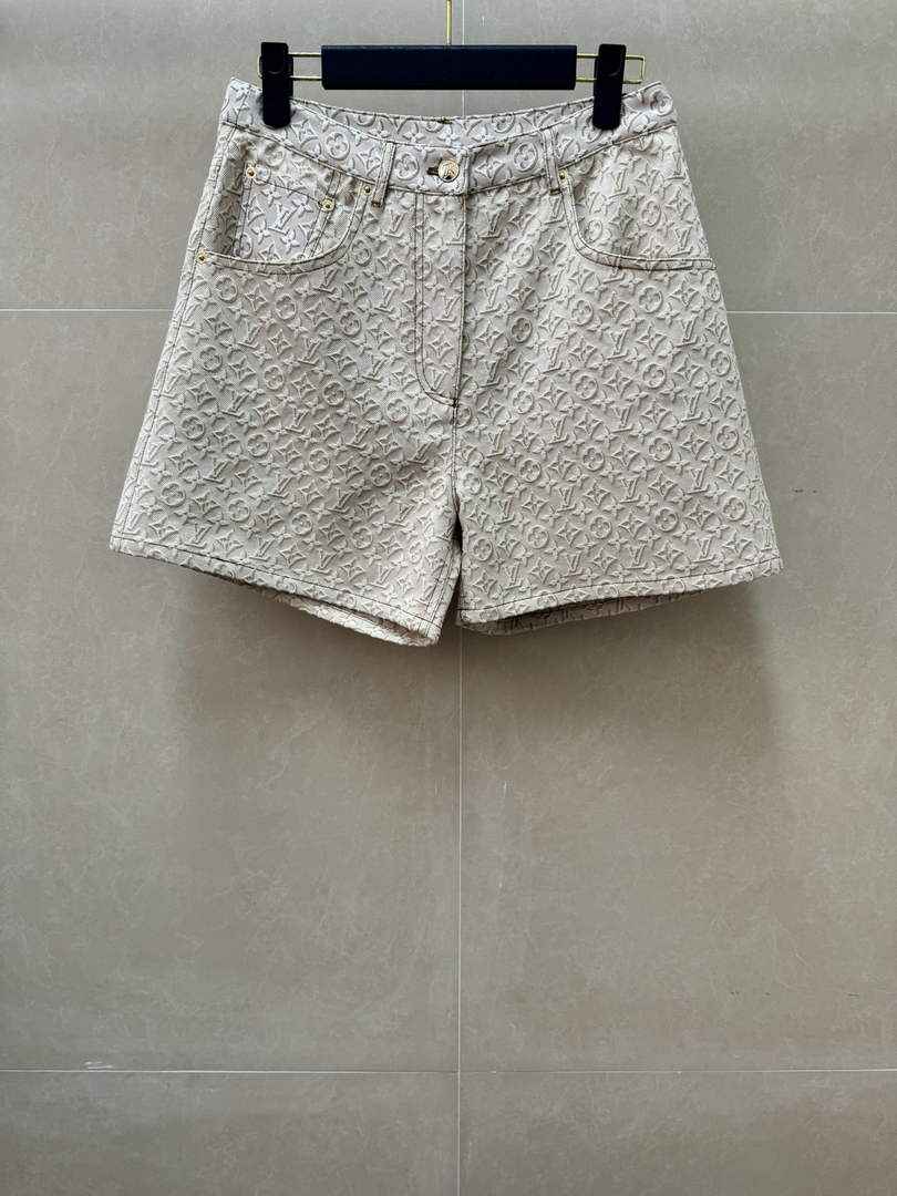 Louis Vuitton Monogram Fil Coupé Mini Shorts 1AK1M1 - S - View 1