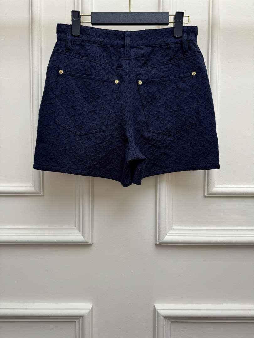 Louis Vuitton Monogram Fil Coupé Mini Shorts 1AK1M2 - S - View 2