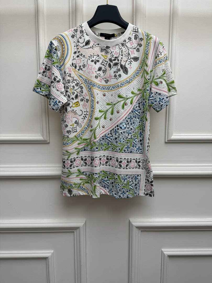 Louis Vuitton Flower Foulard Short-Sleeved T-Shirt - S - View 1