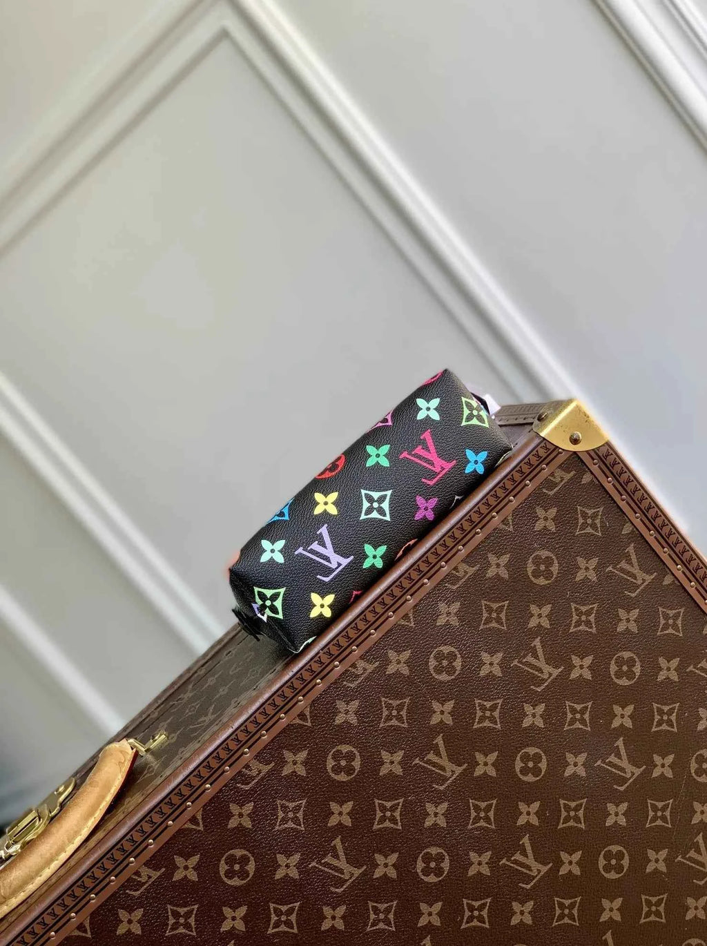 Louis Vuitton LV x TM Cosmetic Pouch PM Bag - M13744 Black
