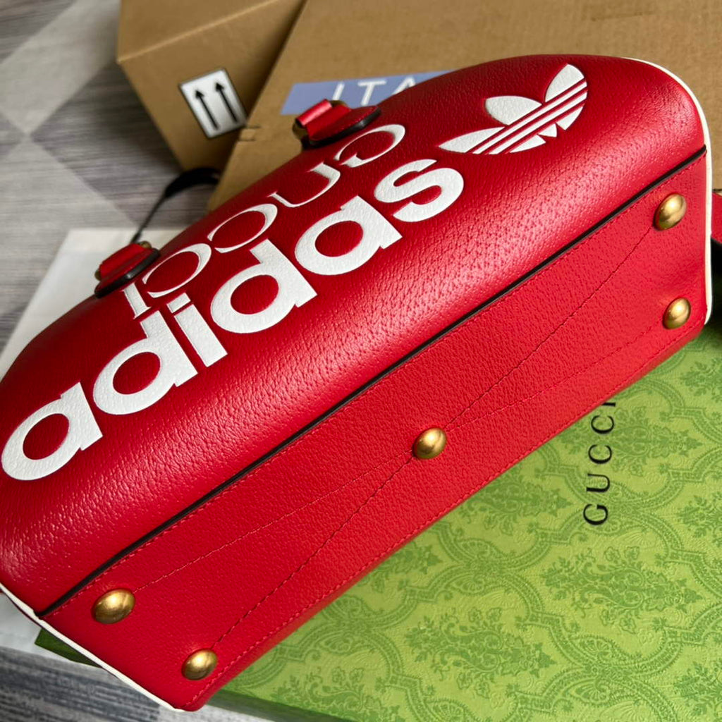 adidas x Gucci 702397 mini duffle bag Red