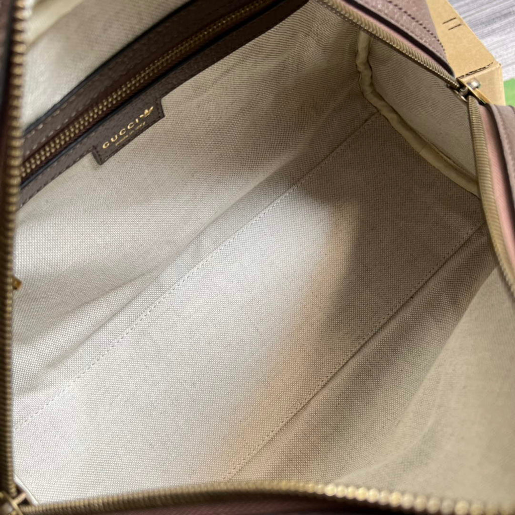 adidas x Gucci 702397 mini duffle bag brown