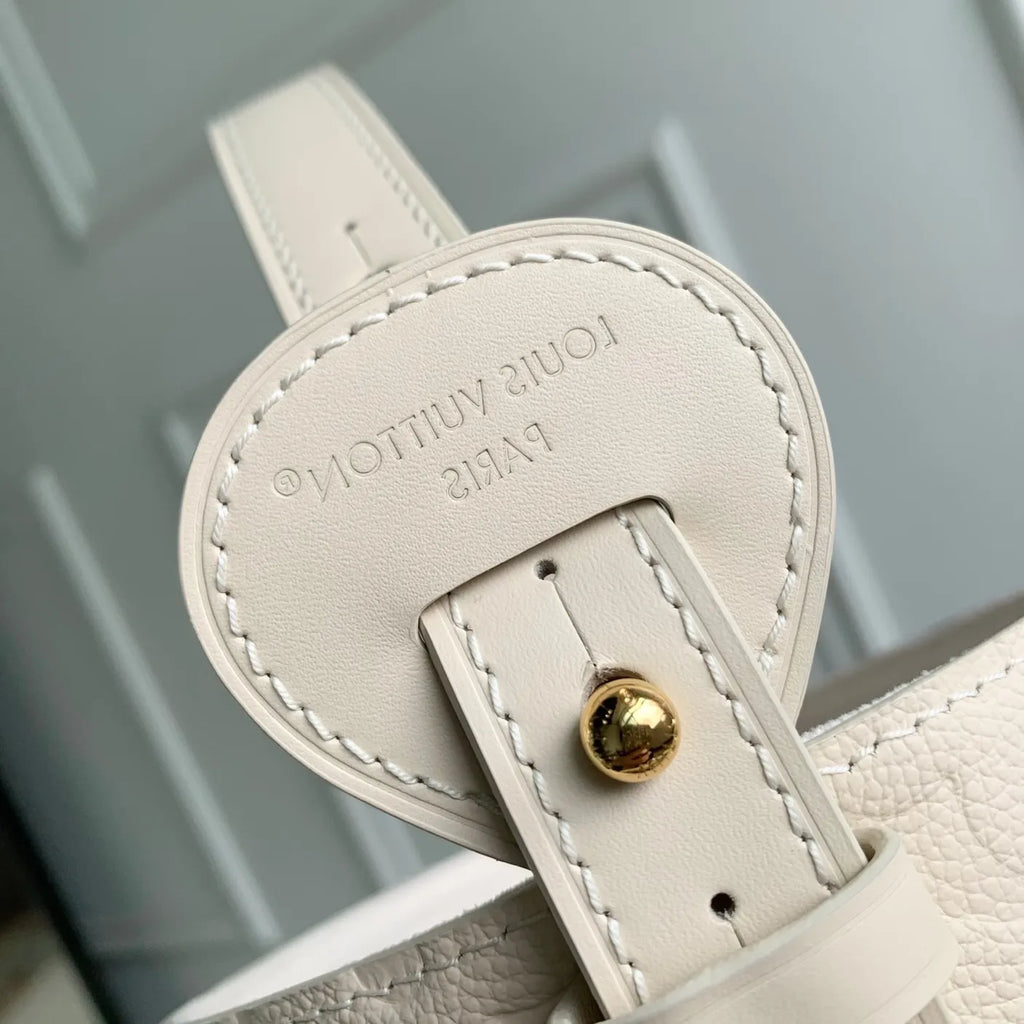 Louis Vuitton All In BB, M2A356 Creme grained cowhide leather
