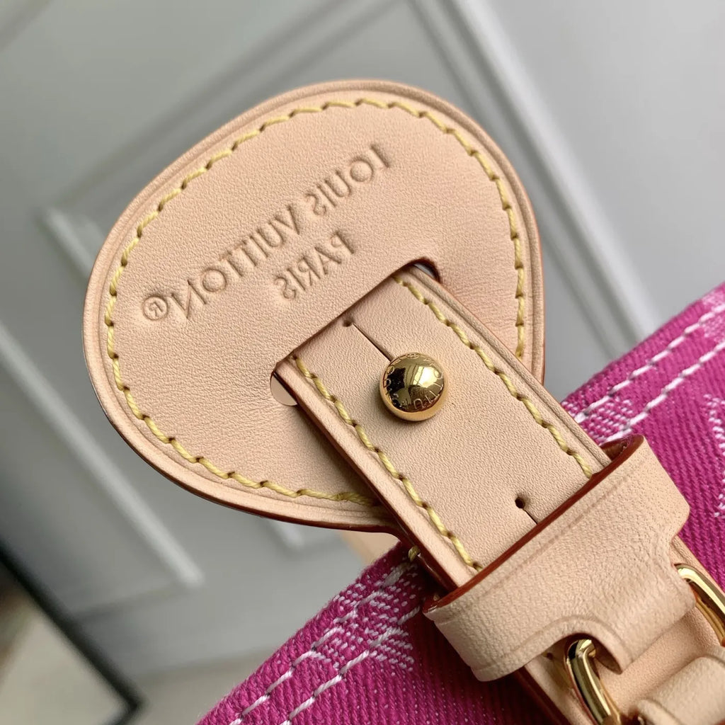 Louis Vuitton All In BB Bag, M27626 Fuchsia Denim