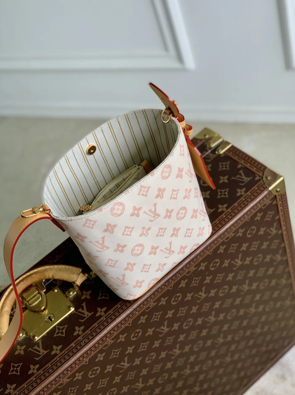 Louis Vuitton All In BB, M28335 Monogram Origine Lin Coated canvas