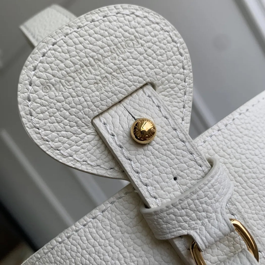 Louis Vuitton All In BB, M27570 Milky White Green Cowhide leather