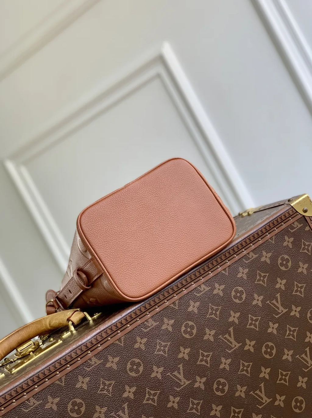 Louis Vuitton All In BB, M28820 Tan grained cowhide leather