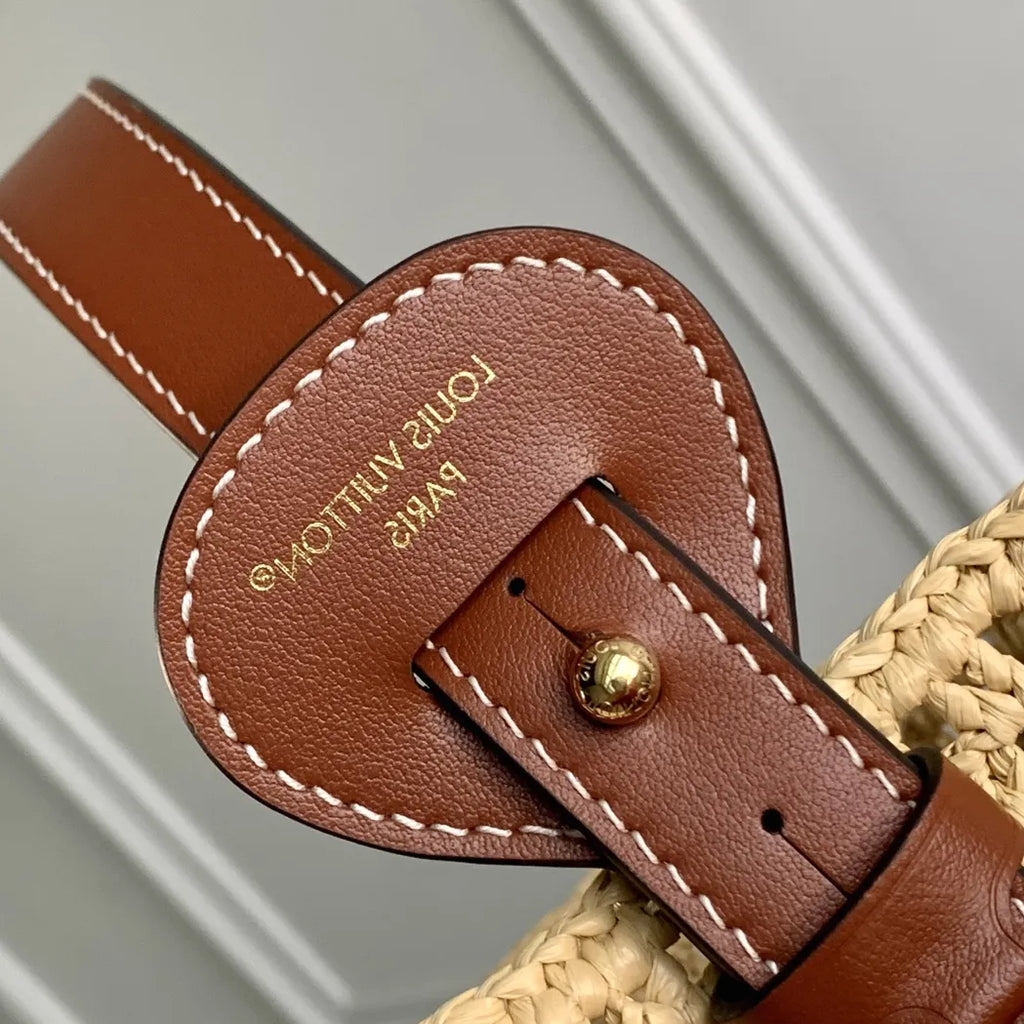 Louis Vuitton Low Key All In BB, M14217 Brown Raffia