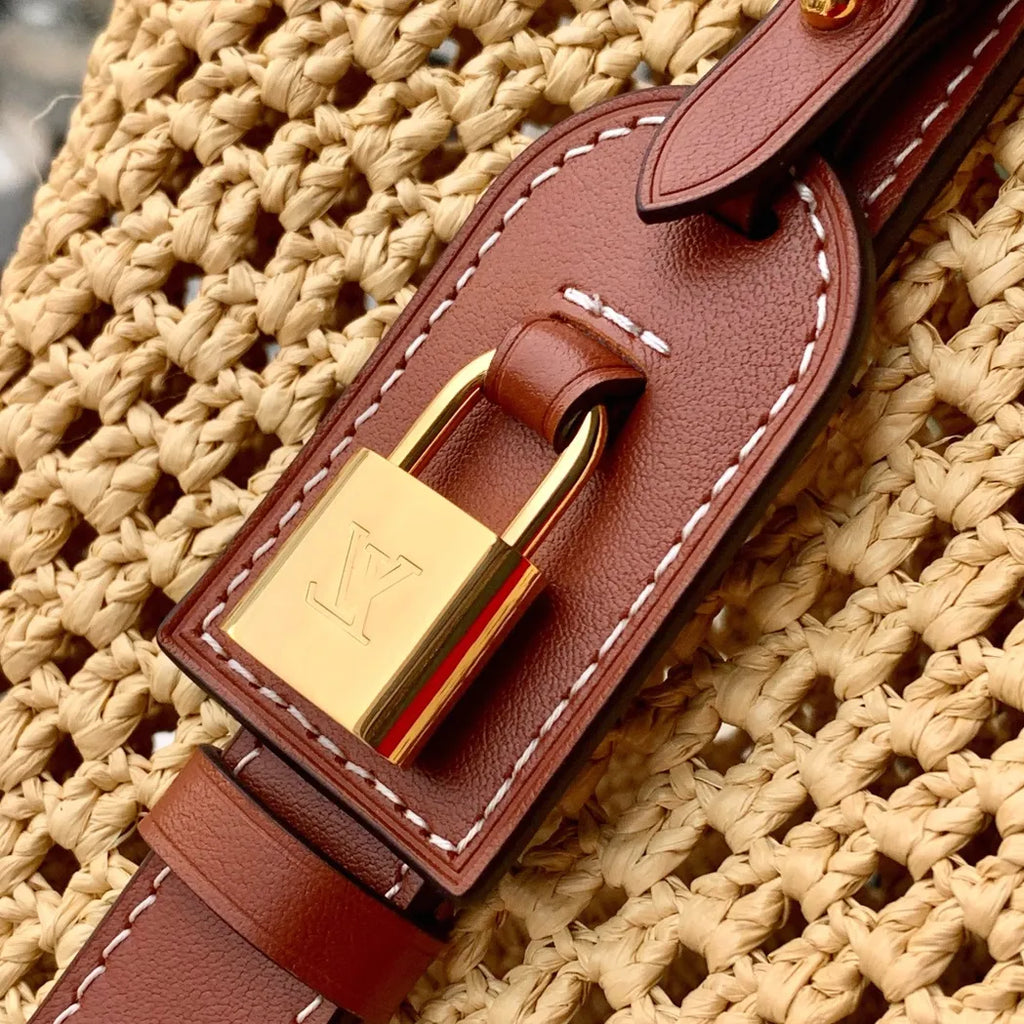 Louis Vuitton Low Key All In BB, M14217 Brown Raffia