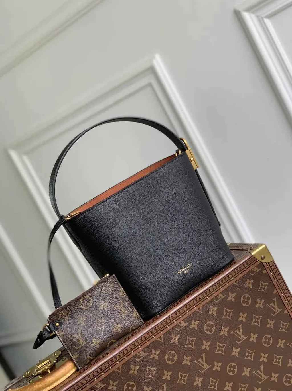 Louis Vuitton Low Key All In BB, M25543 Black Calf leather