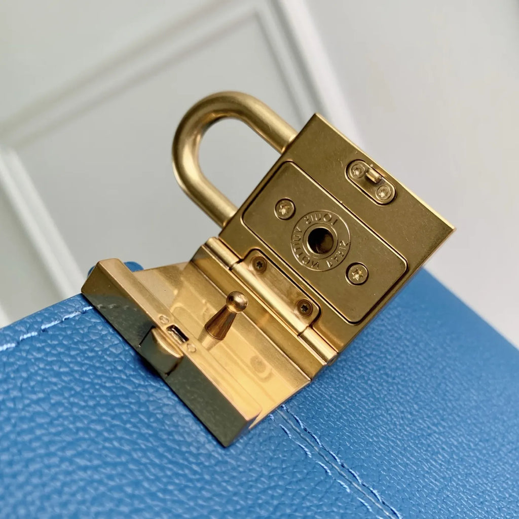 Louis Vuitton Low Key All In BB, M27370 Prussian Blue Calf leather