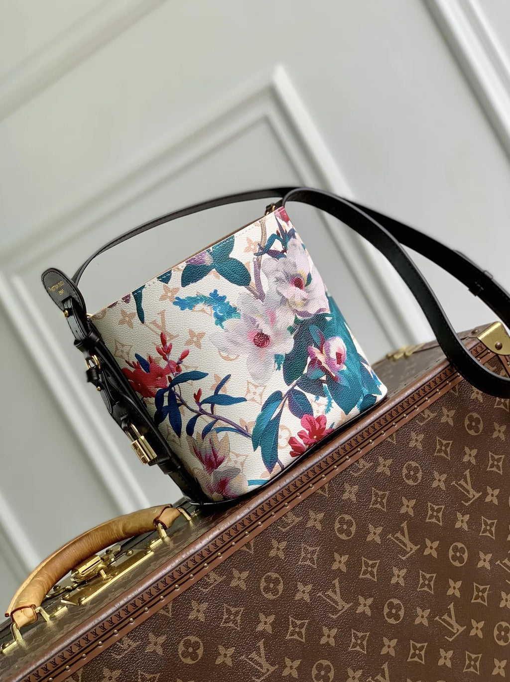 Louis Vuitton All In BB Bag, M29067 Monogram Dune Coated canvas