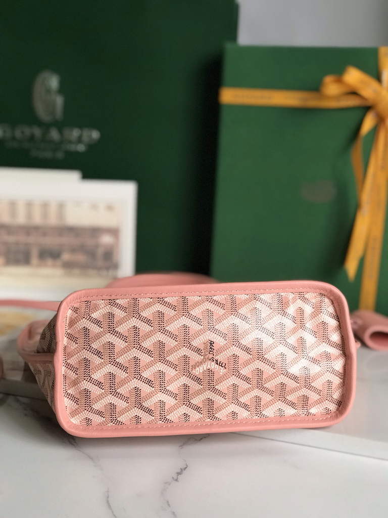 Goyard Anjou Mini Tote Bag, GY020660 Pink