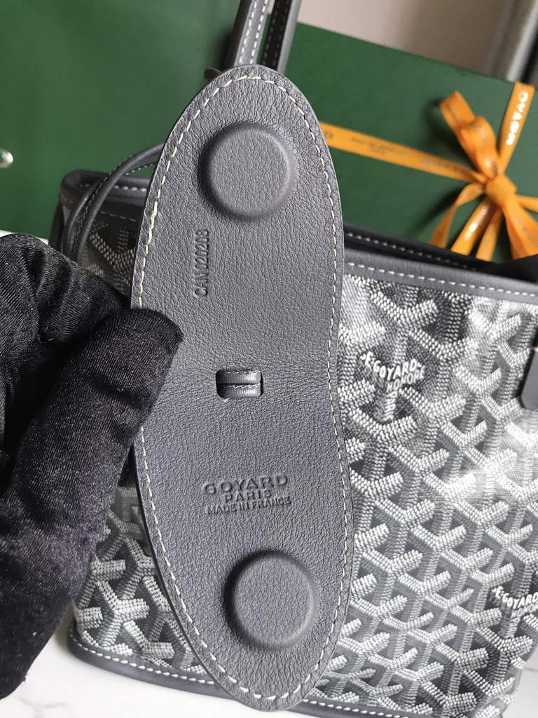 Goyard Anjou Mini Tote Bag, GY020660 Gray