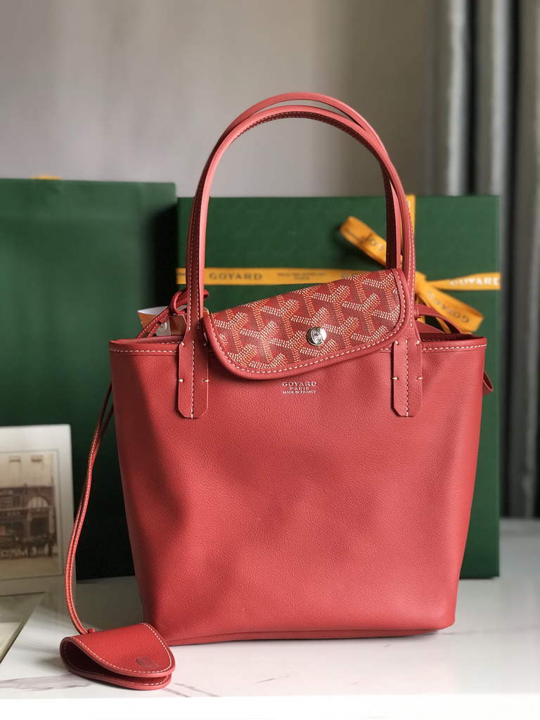 Goyard Anjou Mini Tote Bag, GY020660 Red