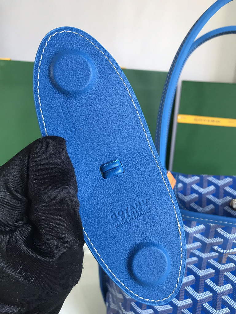 Goyard Anjou Mini Tote Bag, GY020660 Blue