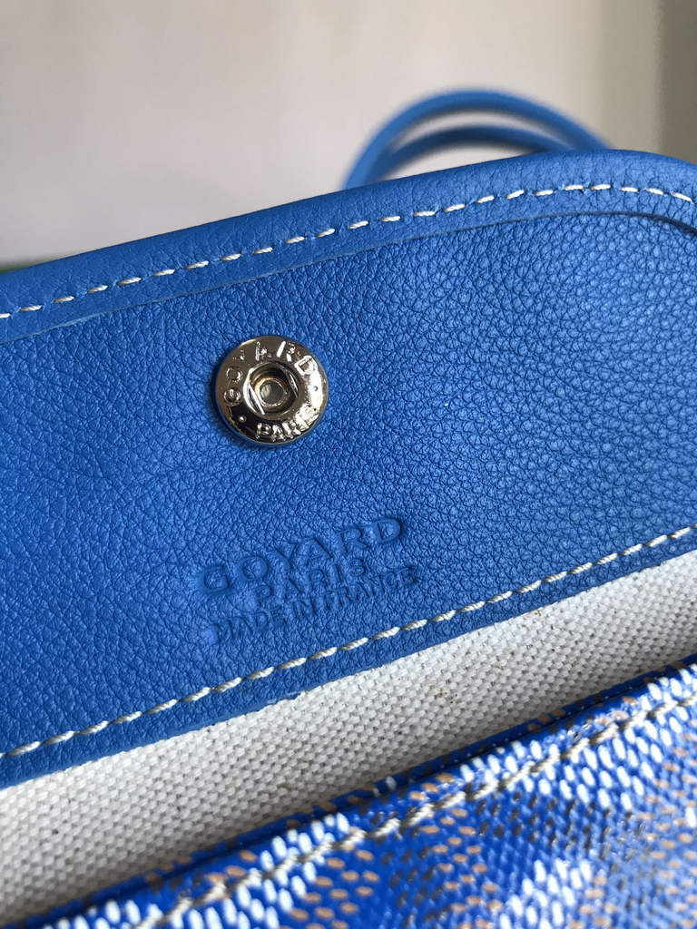 Goyard Anjou Mini Tote Bag, GY020660 Blue