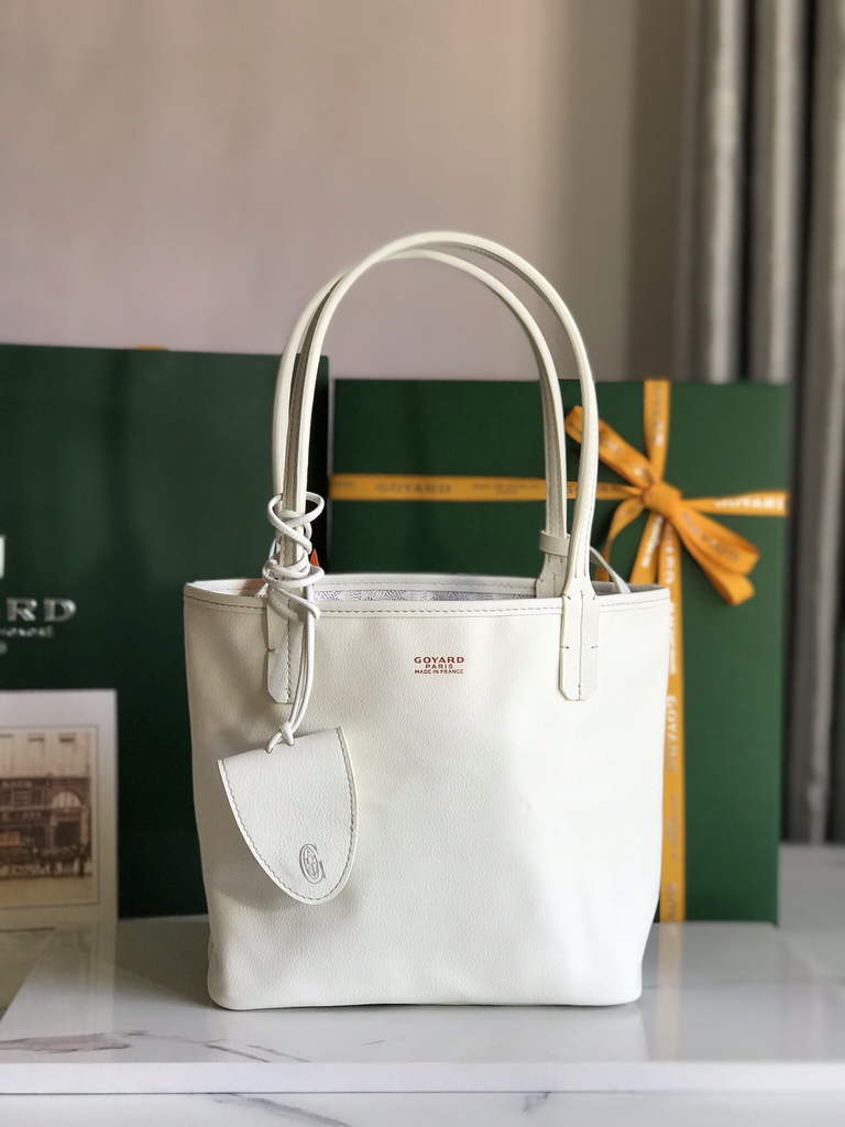 Goyard Anjou Mini Tote Bag, GY020660 White