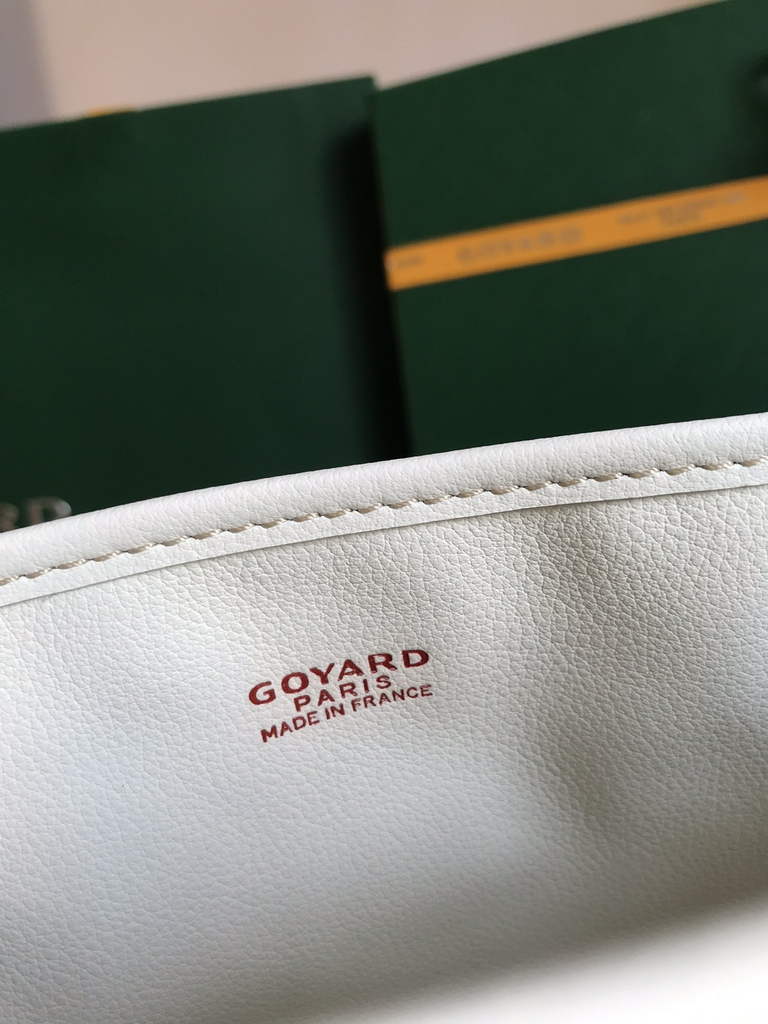 Goyard Anjou Mini Tote Bag, GY020660 White