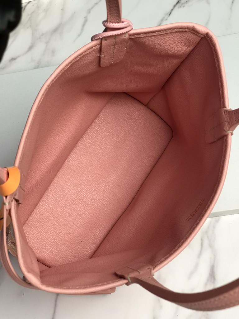 Goyard Anjou Mini Tote Bag, GY020660 Leather Pink