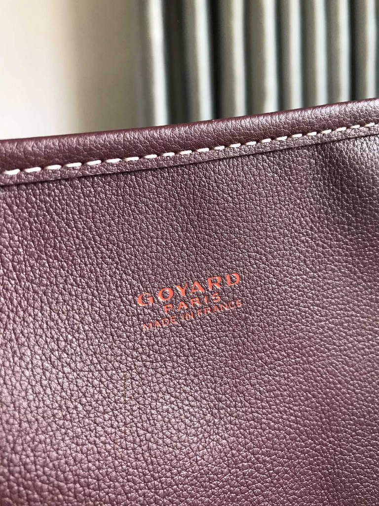 Goyard Anjou GM Tote Bag, GY020661 Leather Purple