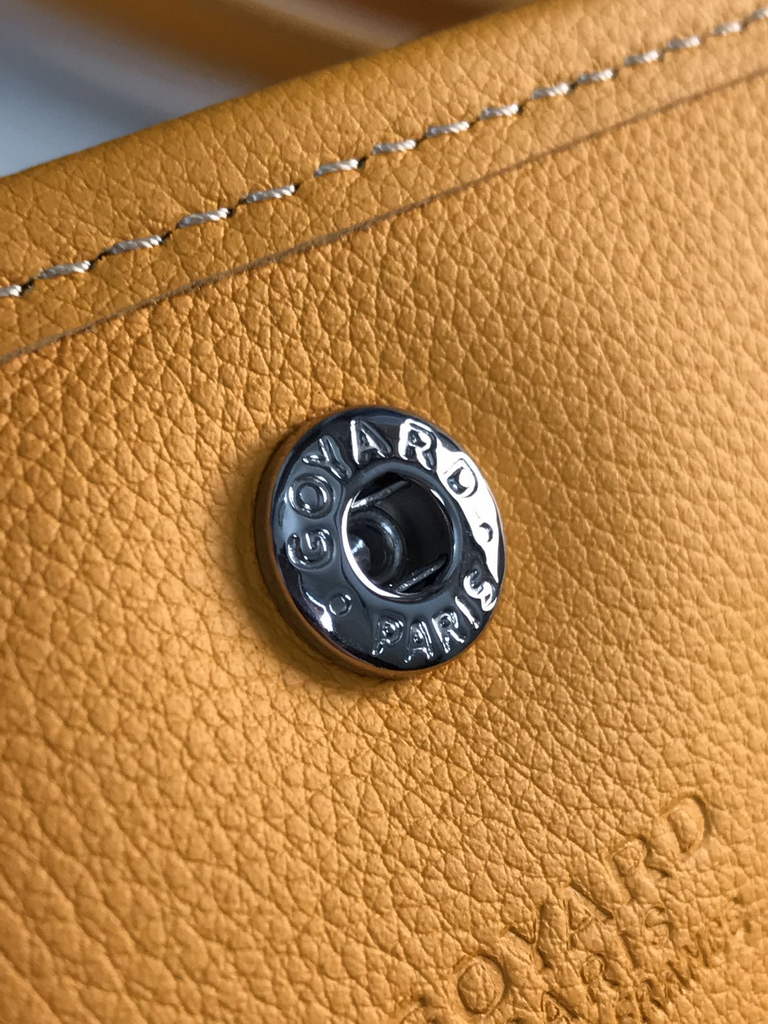 Goyard Anjou GM Tote Bag, GY020661 Leather Yellow