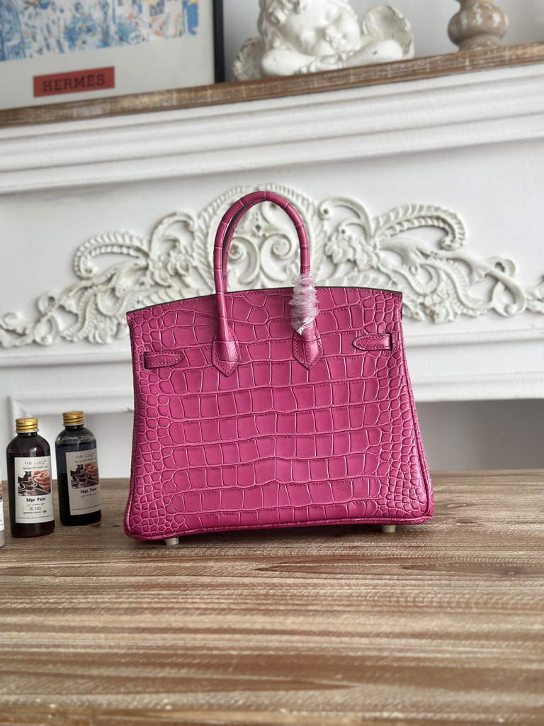 Hermès Birkin Bag 25 Calfskin Plum
