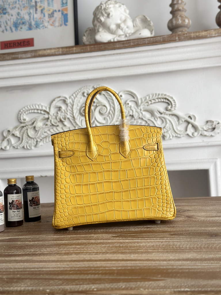 Hermès Birkin Bag 25 Calfskin Yellow