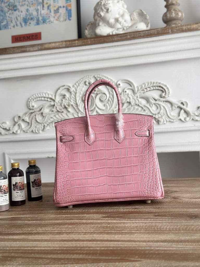 Hermès Birkin Bag 25 Calfskin Pink