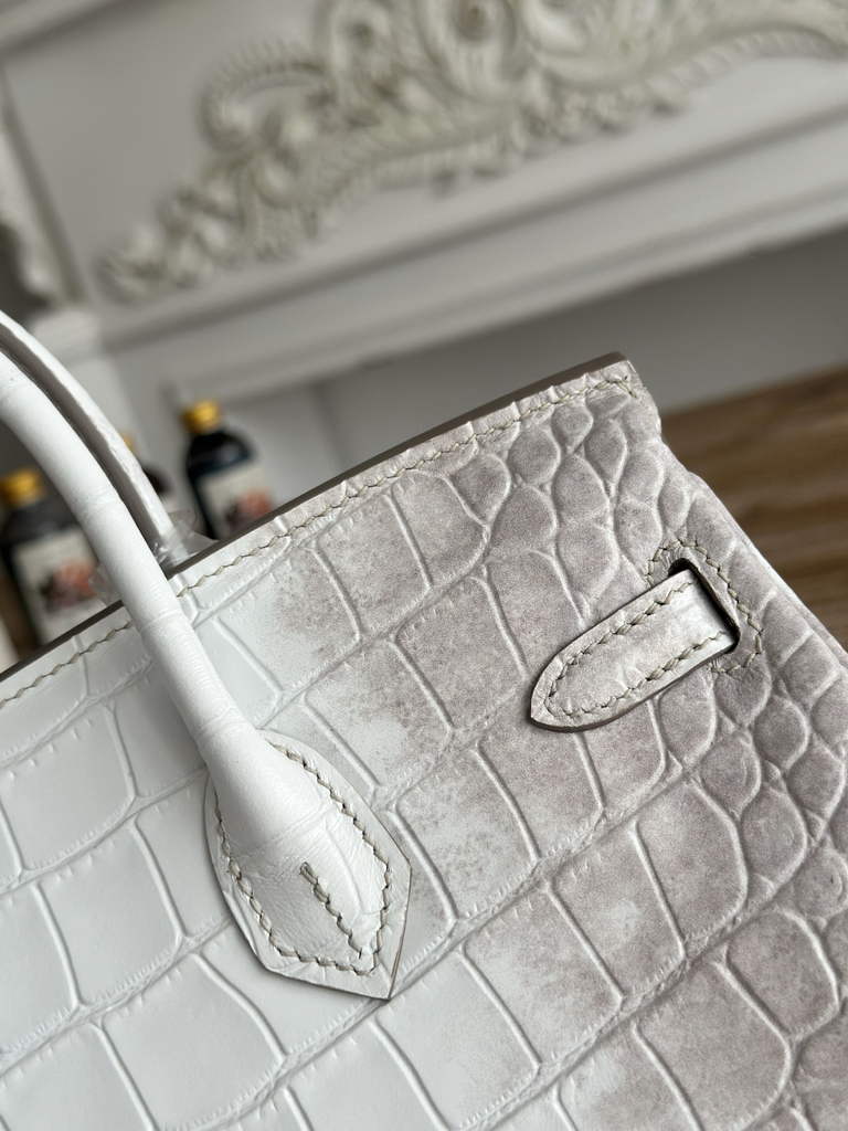 Hermès Birkin Bag 25 Calfskin Beige