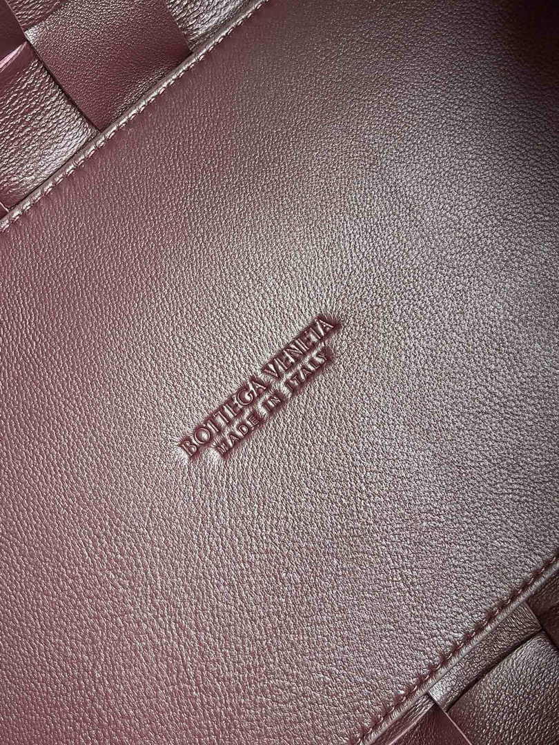 Bottega Veneta Bowling Cassette Bag 730327 Lambskin Wine Red