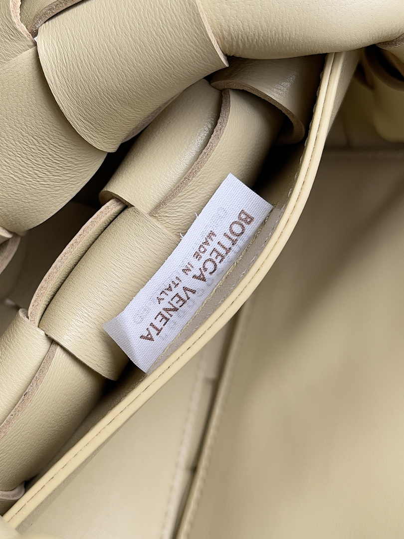 Bottega Veneta Bowling Cassette Bag 730327 Lambskin Dark Beige