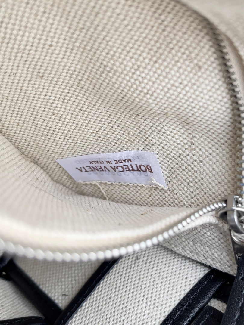 Bottega Veneta Cassette Bag 741451 Cotton Beige Silver