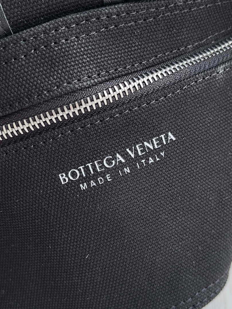 Bottega Veneta Cassette Bag 741451 Cotton Black