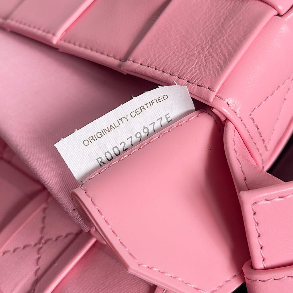 Bottega Veneta Small Cassette 717587 Lambskin Pink