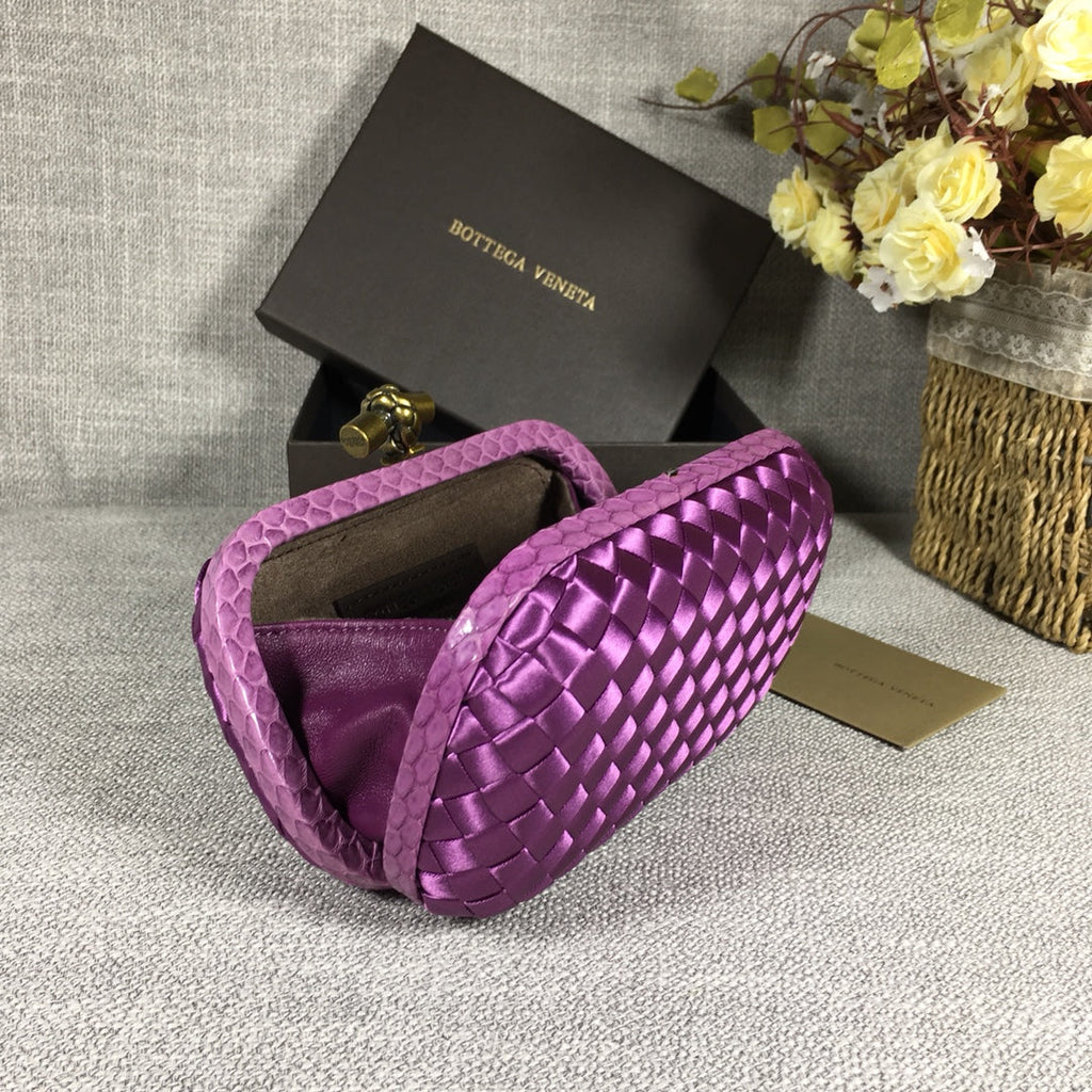 Bottega Veneta Knot 717622 Silk Light Purple