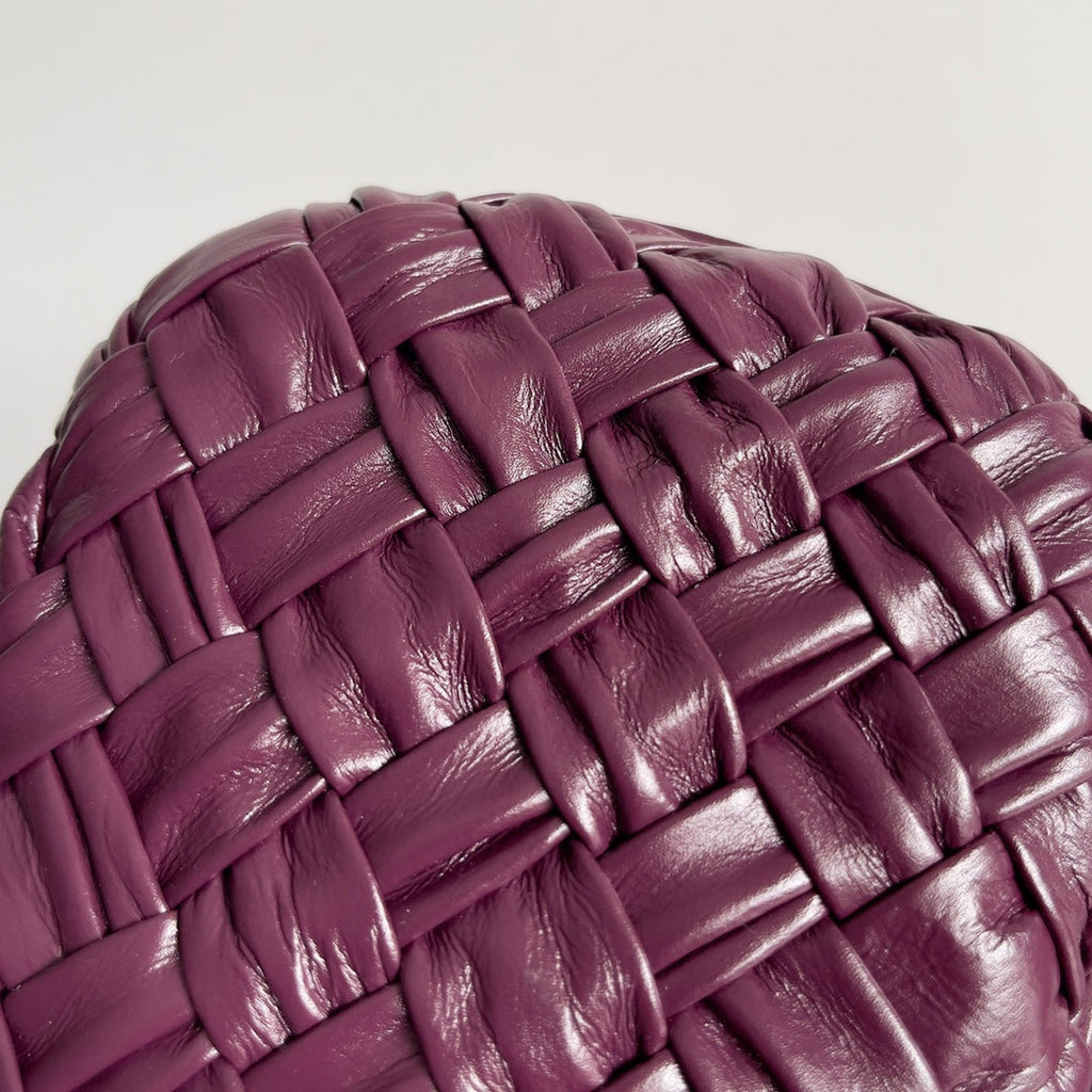 Bottega Veneta Knot Bag 717622 Calfskin Purple