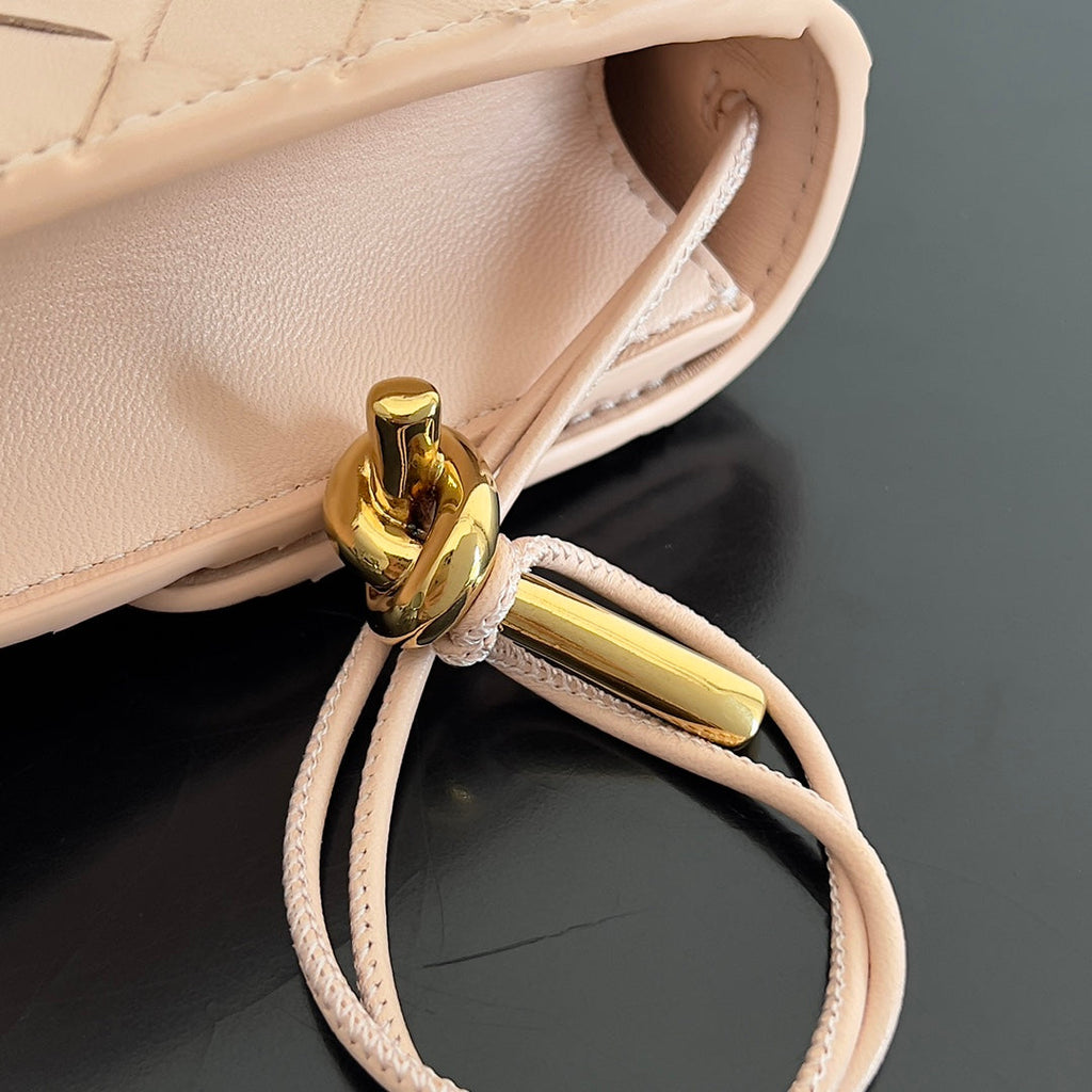 Bottega Veneta Long Clutch Andiamo With Handle 741511 Calfskin Pink