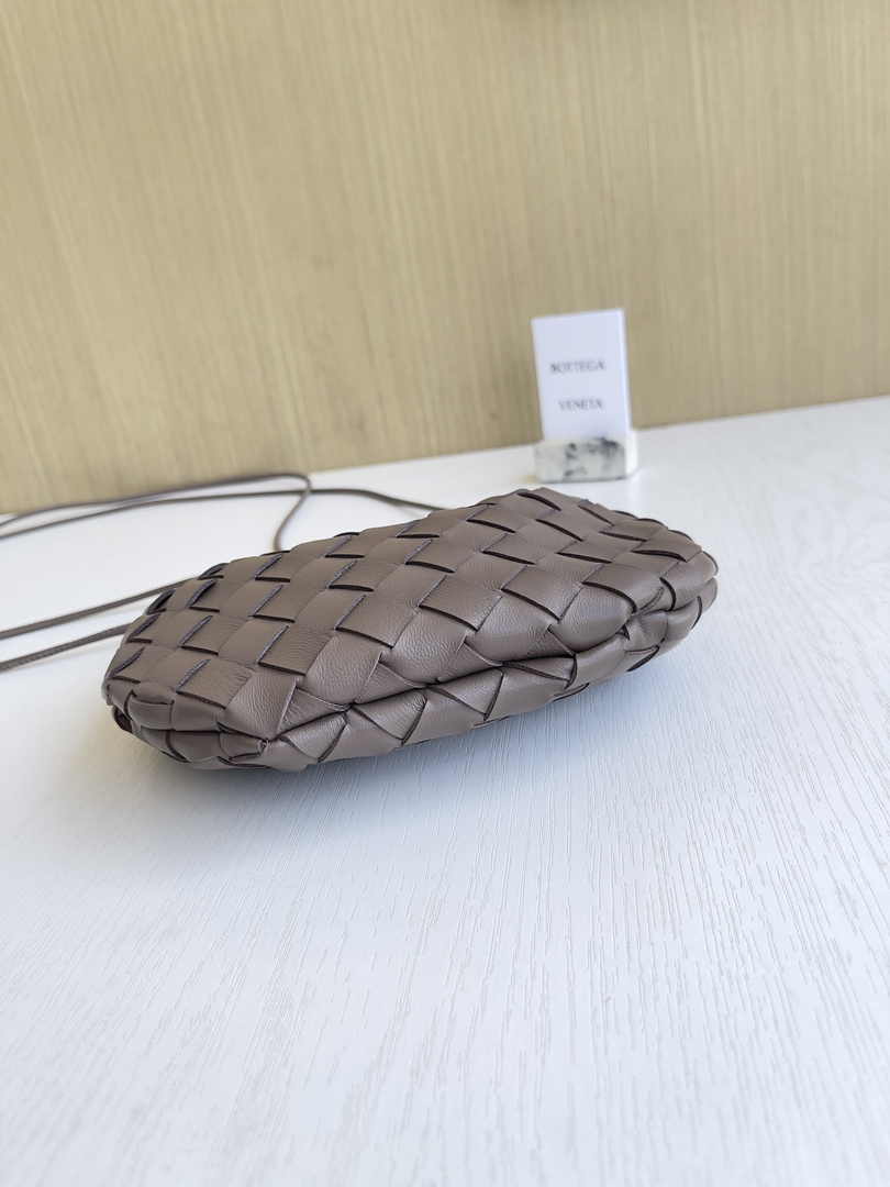 Bottega Veneta Mini Sardine 744267 Lambskin Khaki