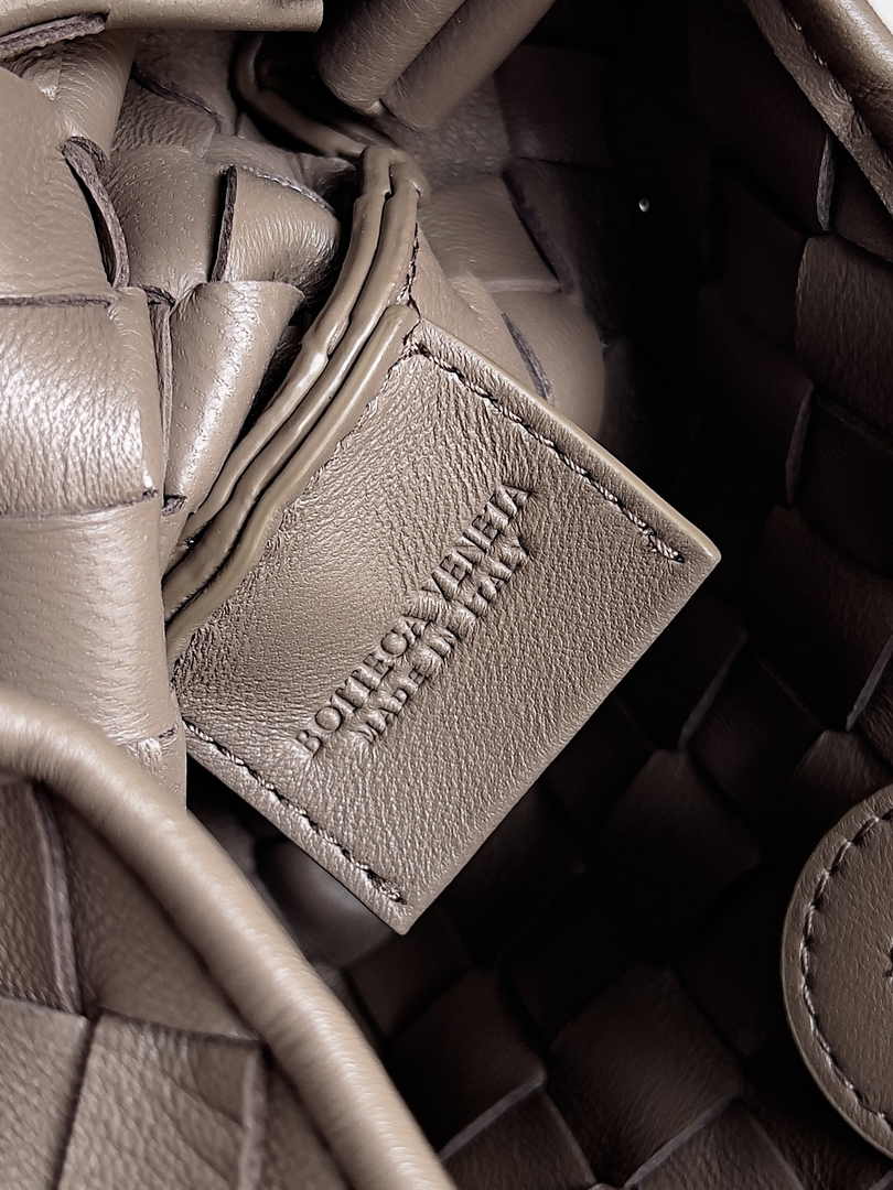 Bottega Veneta Mini Sardine 744267 Lambskin Khaki
