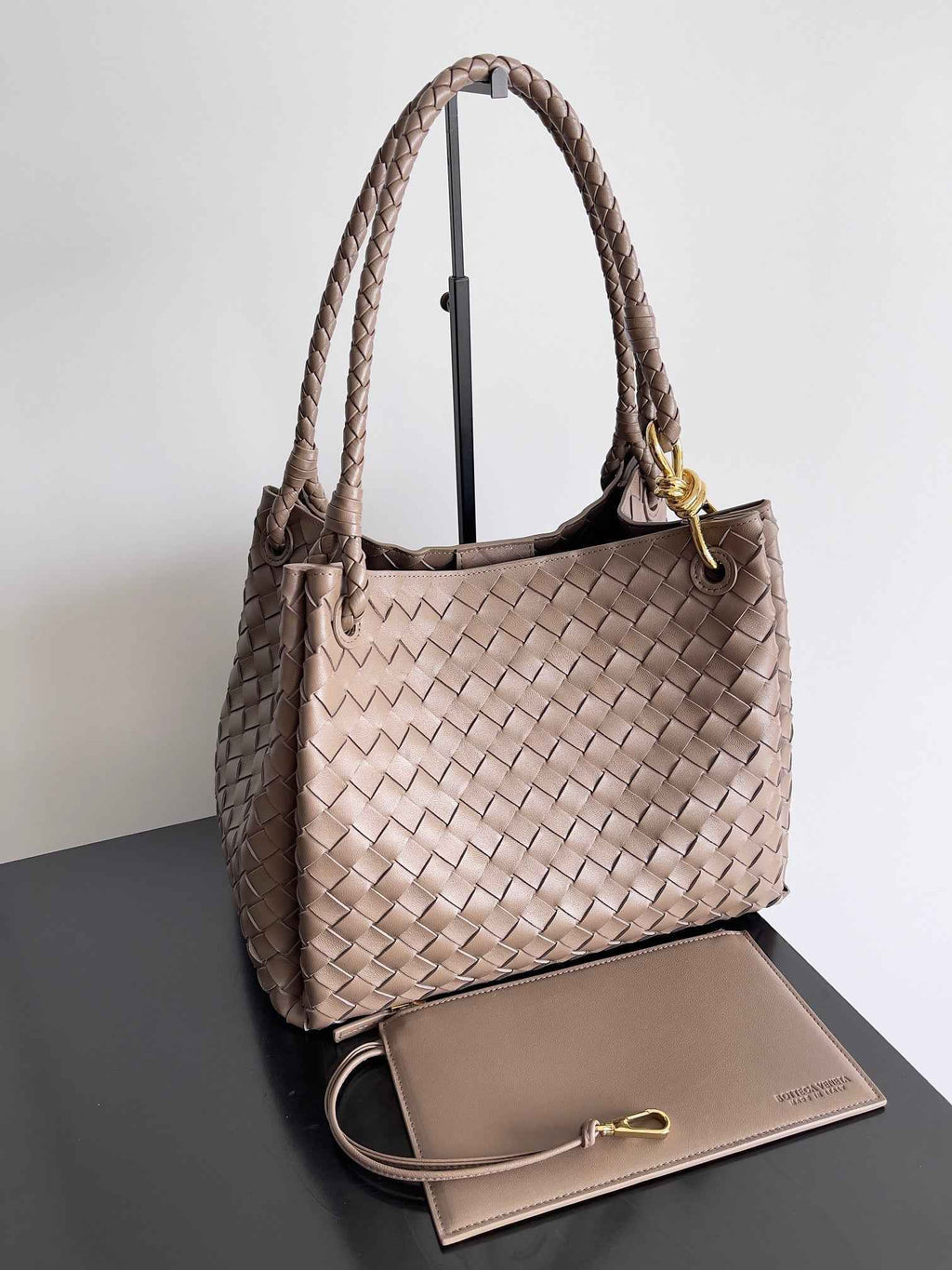 Bottega Veneta Parachute Large 796571 – Power Pink Calfskin Leather Hobo Bag