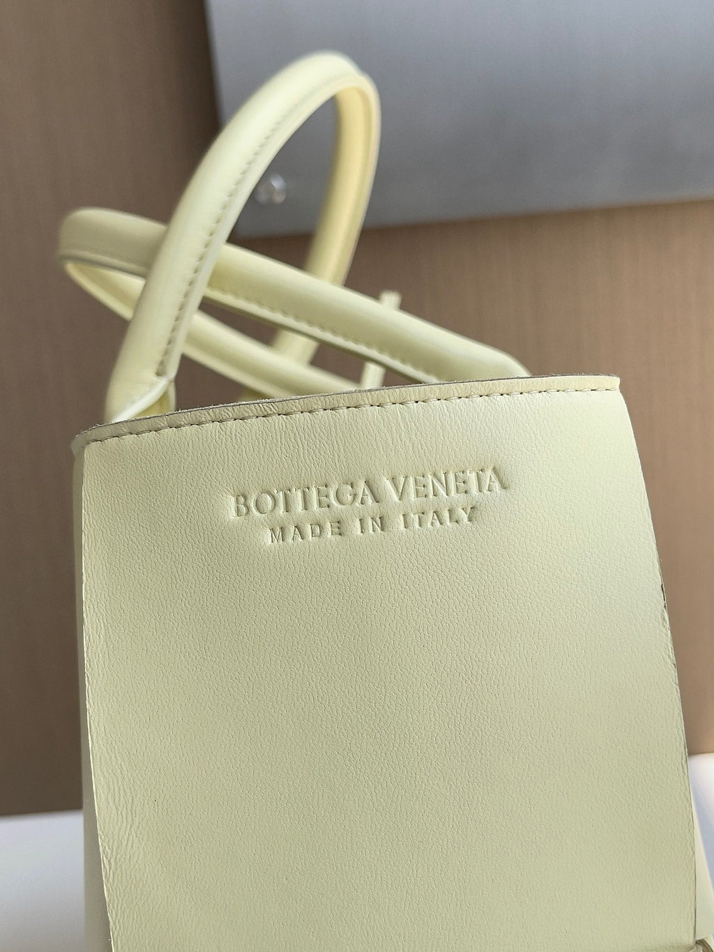 Bottega Veneta Small Arco Tote Bag 652867 Calfskin Yellow