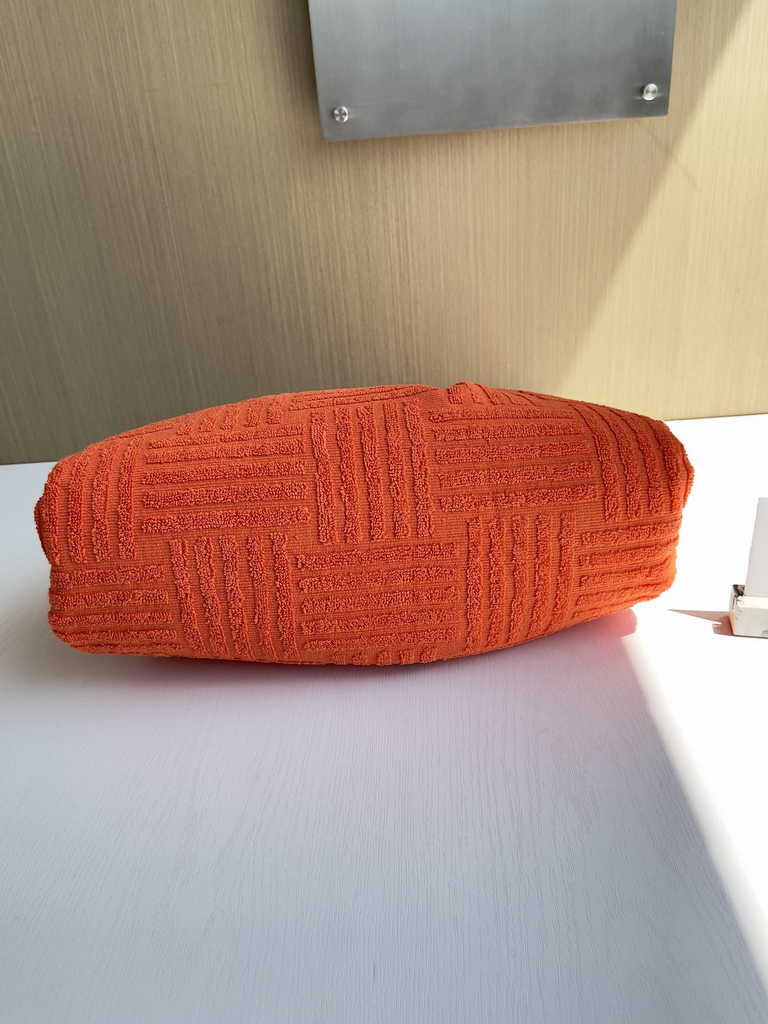 Bottega Veneta clutch 576227 Nylon Orange