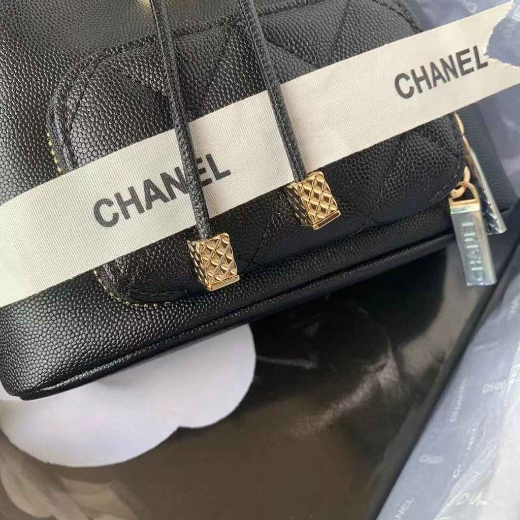 Chanel AS2318 Backpack Always Miss Him Calfskin in Black